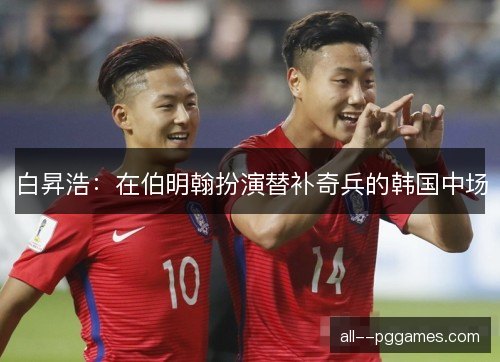 白昇浩：在伯明翰扮演替补奇兵的韩国中场
